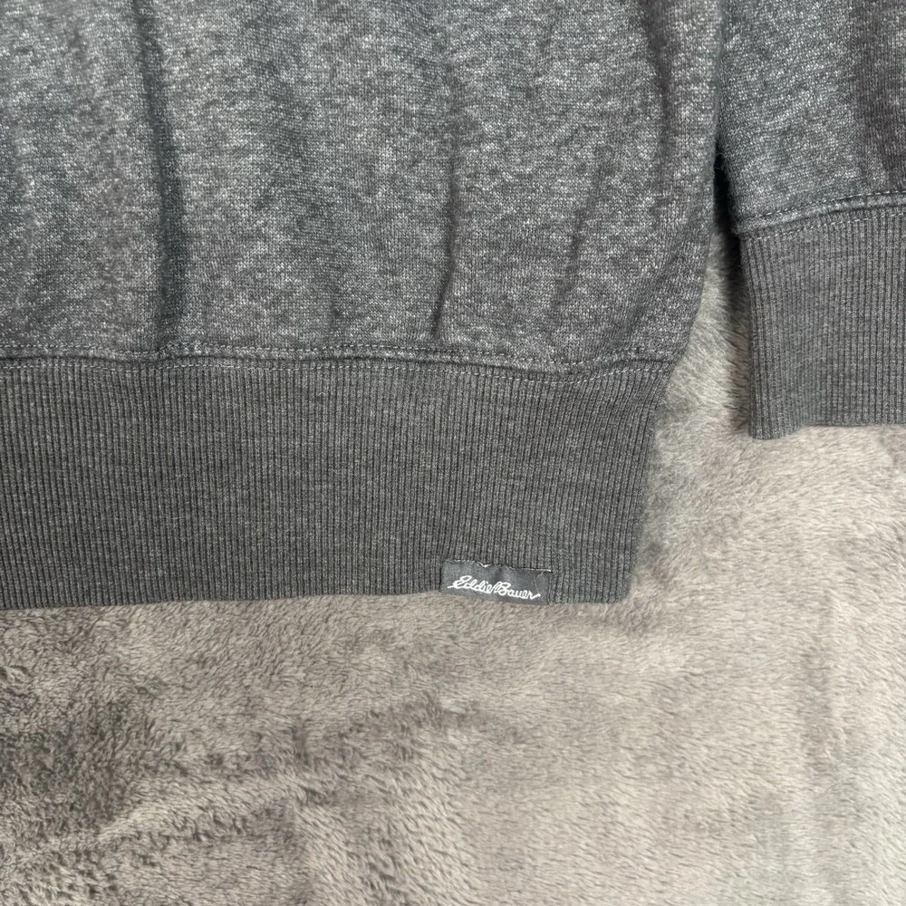 EDDIE BAUER Sweater Mens XL Outdoor Outfitter Cotton Pullover Jumper Gray HK VTG